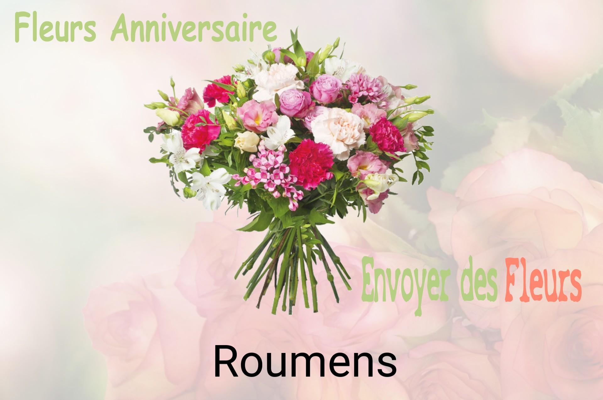 Bouquet de fleurs d’anniversaire livré à Roumens